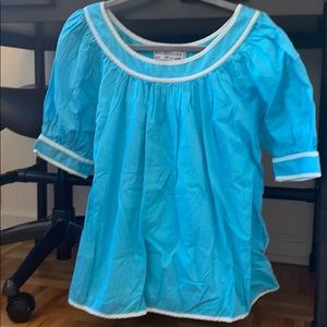 A super cute blue Balenciaga blouse!!!